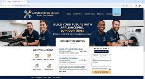 "Careers" or "Join Our Team" page