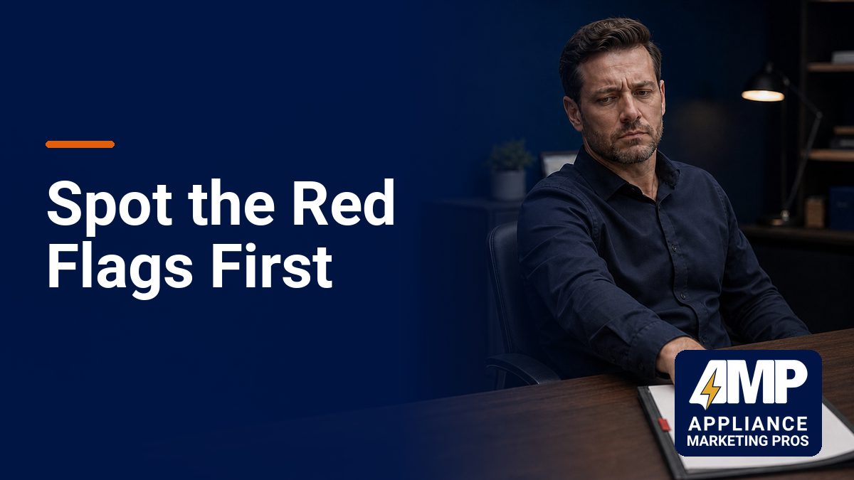 5 Red Flags When Hiring an Appliance Repair Marketing Agency