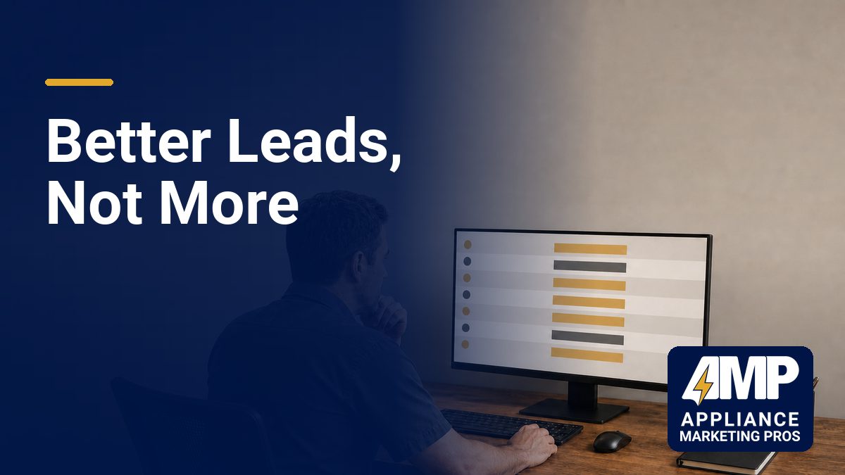 Fixing Lead Quality Issues to Maximize ROI in Appliance Repair Marketing